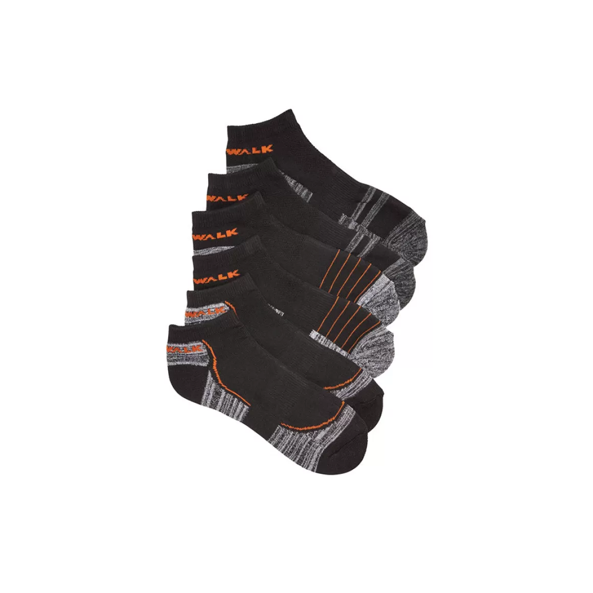 Yellow Shoes Airwalk - 6 Pairs Of Socks For Kids Size 8-10