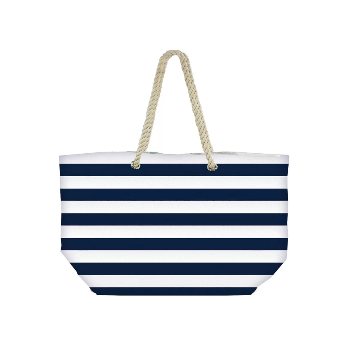 Yellow Shoes Beach Bag Striped Pattern