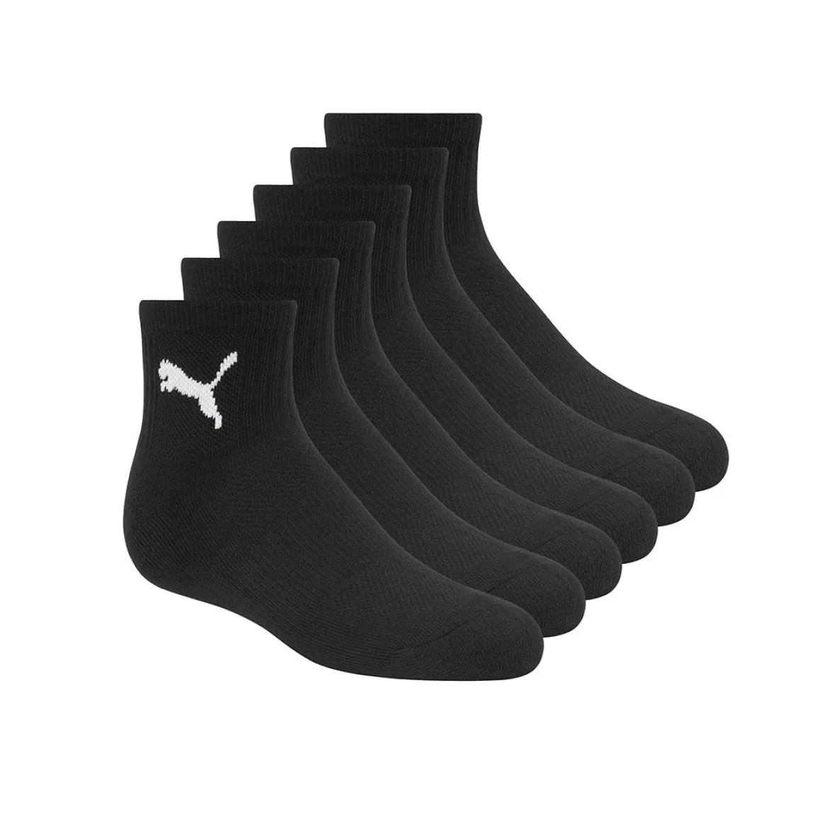 Yellow Shoes Puma | 6 Pairs Of Socks For Kids Size 9-11