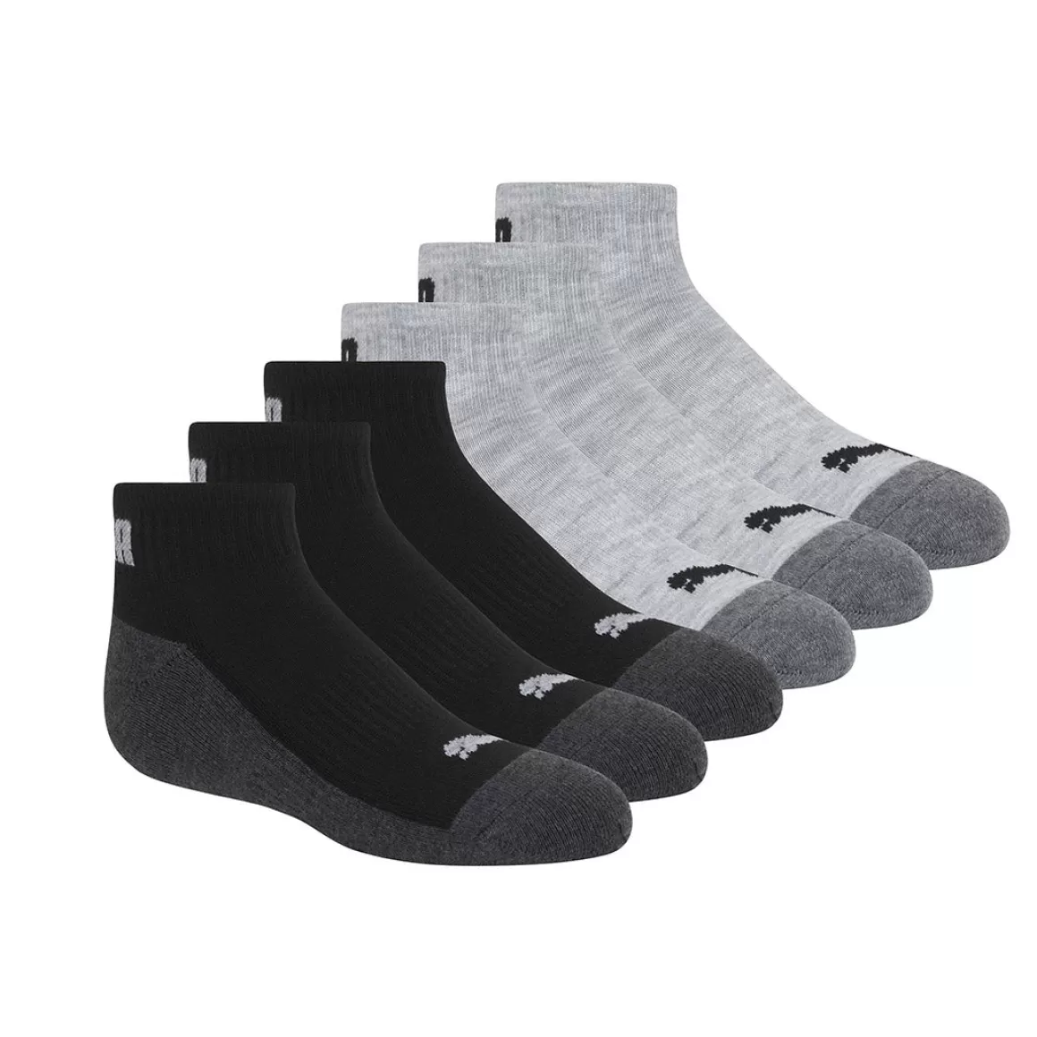 Yellow Shoes Puma | 6 Pairs Of Socks For Kids Size 9-11