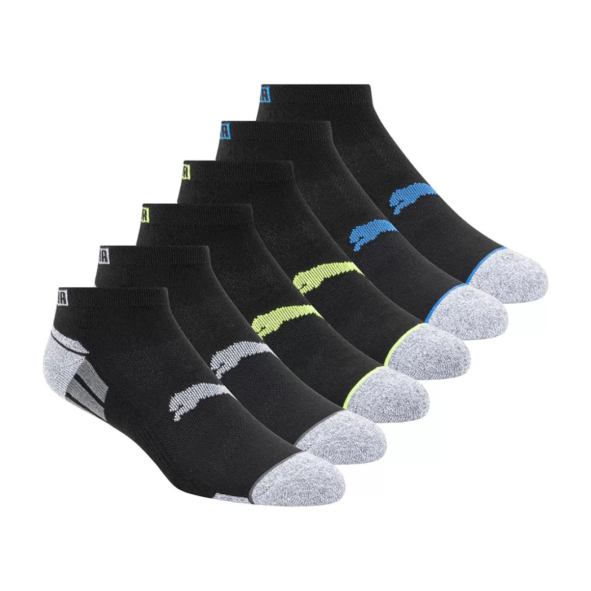 Yellow Shoes Puma | 6 Pairs Of Socks For Mens